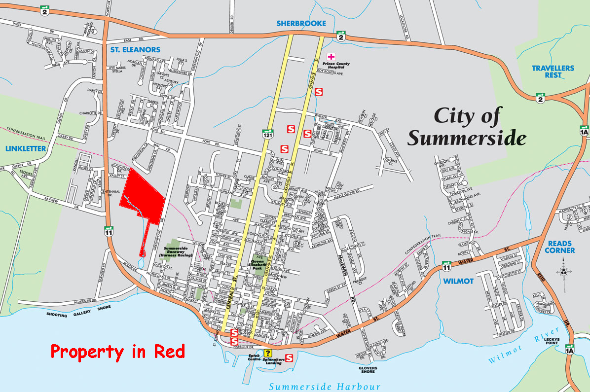 Map Of Summerside Pei Map Of Summerside